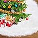 Produktbild AmzKoi Weihnachtsbaumdecke,Tannenbaum Decke Weihnachtsbaum Teppich,Weihnachtsbaum Rock für Weihnachten Neujahr Party Dekoration (Weiß)