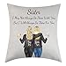 Regalos para hermana de la mejor hermana, regalo de cumpleaños, Navidad, graduación, regalo inspirador para la mejor hermana, amiga, hermana, funda de cojín de 18 x 18 pulgadas (I may not )