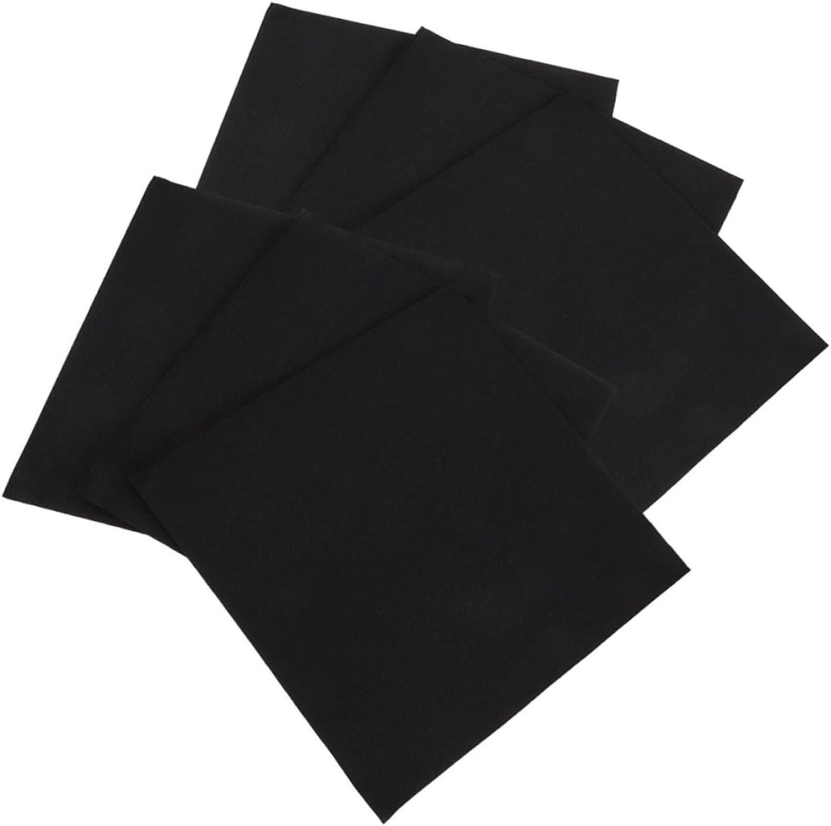 Disposable Black Paper Napkins Thickened 50pcs X2 Hotel Banquet Dinner Party Napkins for Weddings and Events