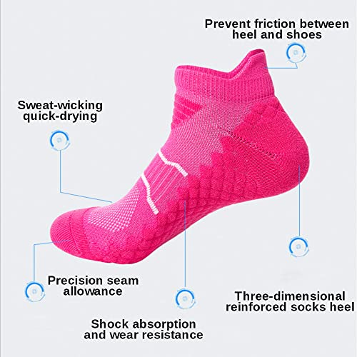 Aokadute 8 Pairs Men And Women No Show Ankle Compression Socks Low Cut Running Athletic Sports Socks (8 Pairs-B,Us,Alpha,One Size,Regular,Regular) #TOP2