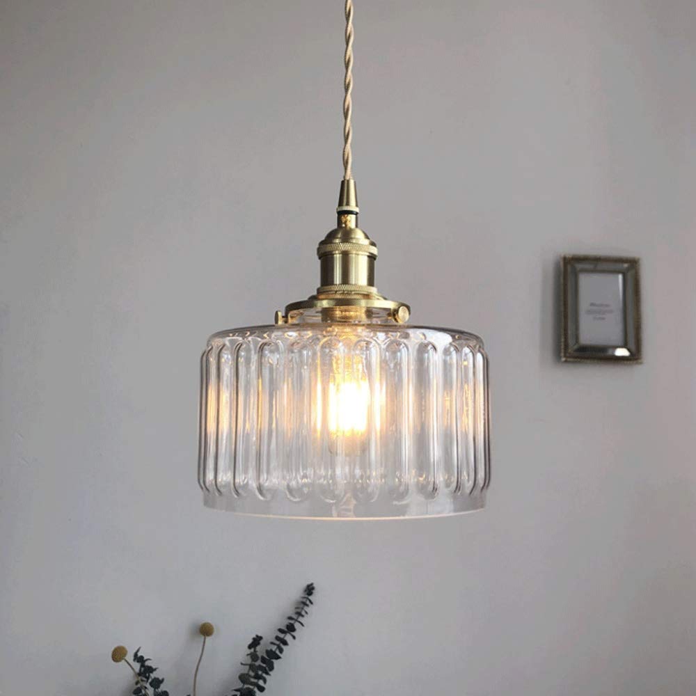 Lampe suspendue en verre postmoderne pour table à manger