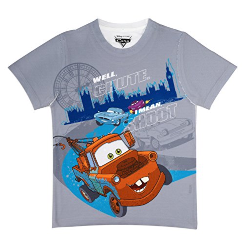 Image of Boy's Plain Regular fit T-Shirt (DCR0002 Grey 11-12 Years)