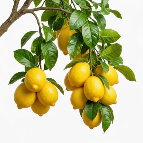 Image of Lemon Fruit Plant, Hardy, Low Maintenance Tree for Fresh Lemons, Ideal for Patio or Garden (Yellow Lemon)