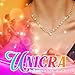 Unicra Bride Crystal Necklace Earrings Set Bridal Wedding Jewelry Sets Rhinestone Choker Necklace Prom Costume Jewelry Set for Women and Brides (3 piece set - 2 earrings and 1 necklace) (Gold)