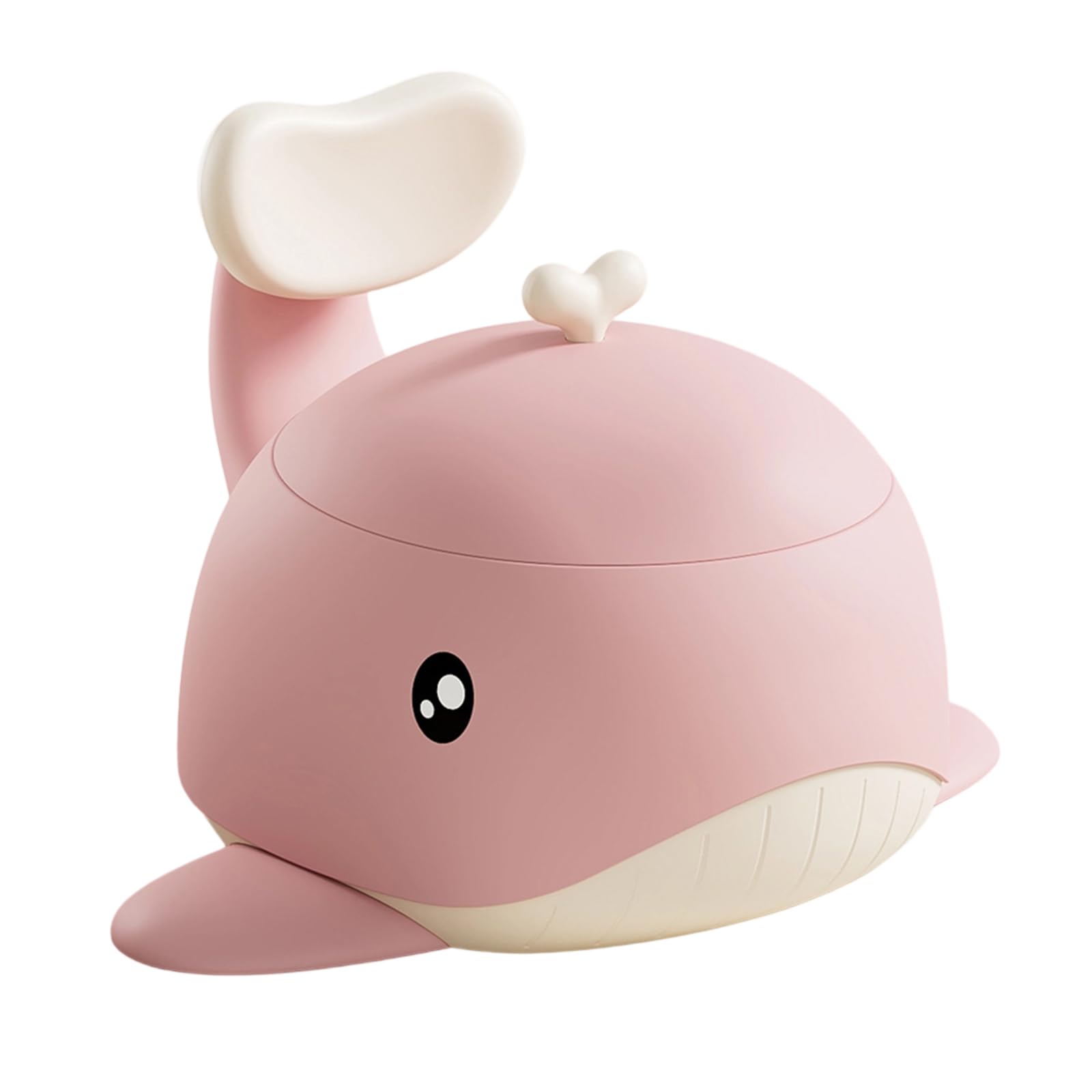 Vasino per bambini facile da usare, simpatico cartone animato a forma balena, facile da pulire, vasino portatile per bambini da 12 mesi in