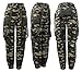 Famnbro Women Camo Pants Camouflage Cargo Pants Ankle Cuffed Army Fatigue Joggers Streetwear
