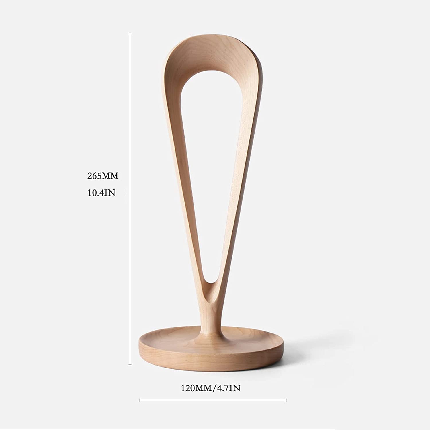 XINOSA Supporto Cuffie Supporto Per Cuffie Creativo Supporto In Legno Fatto A Mano Per Cuffie Da Tavolo Con Supporto Per Appendiabiti da Gamer ( Blue : Maple , Size : With Line storage )