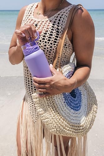 Ello 459-0999-062-6 Cooper 22Oz Stainless Steel Water Bottle With Straw And Carry Handle, Double Walled And Vacuum Insulated Metal thumb #1