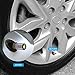 TK-KLZ 5Pcs Chrome Car Tire Valve Stem Caps for Chevrolet Cruze Camero Malibu Captiva Silverado Colorado Aveo Corvette Decorative Accessory