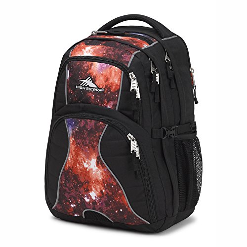 Image of High Sierra Swerve Laptop Backpack, Black /Space Age, 19 x 13 x 7.75-Inch