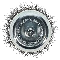 Osborn 0008600821 - Cepillo taza acero con vástago de 6 mm y filamento de Ø 0.30 mm (50x17)