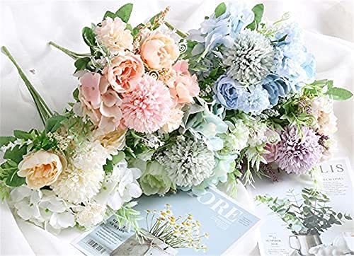 Amazon.co.jp: 造花 花 飾り 置物 卓上置き インテリア 花 ブーケ