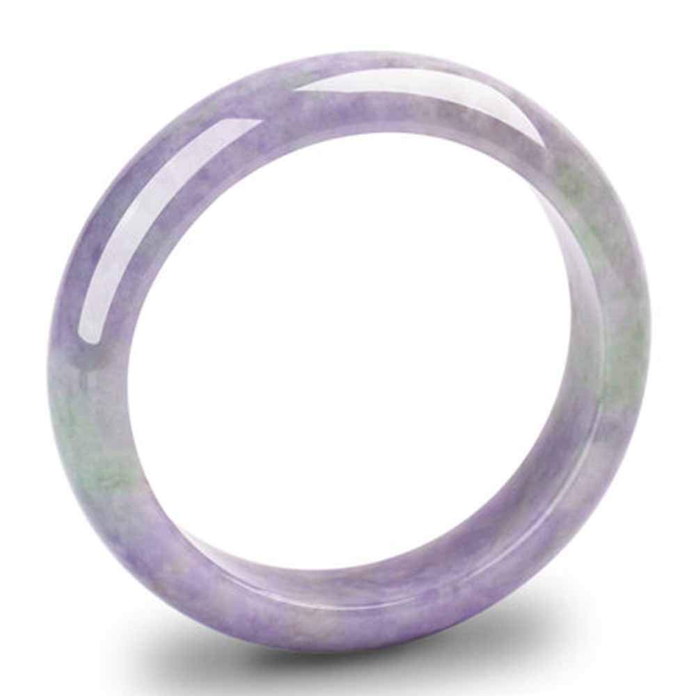 N/B Myanmar Violet Jade Emerald Bracelet - Female Jade Concubine Bangle