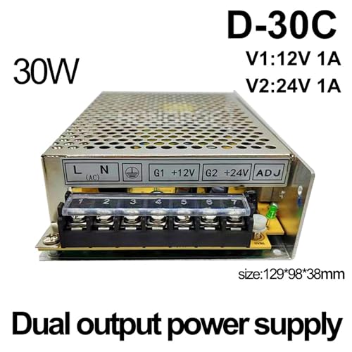 Alimentation SMPS D-30B double sortie 30W polyvalente pour montages électroniques
