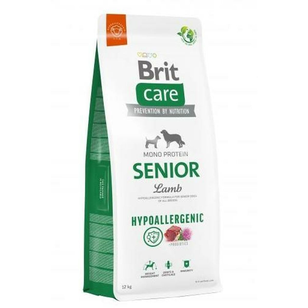 Brit Care Senior Hund, Single Protein Hypoallergen, Lammfleisch Trockenfutter 12 kg