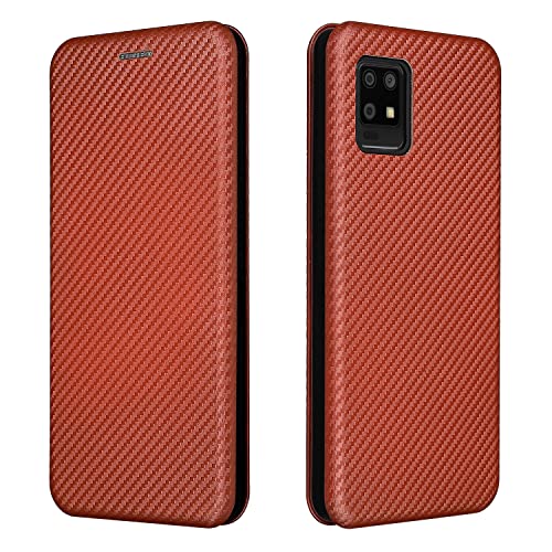AQUOS zero6 ケース SHG04 ケース 手帳型 薄型 炭素繊維調 PC製 ストラップ付 内蔵マグネット 横置き カードポケット 耐衝撃 防塵 SHARP AQUOS zero6 携帯カバー アクオスzero6 ケース カーボン風 全面保護 携帯