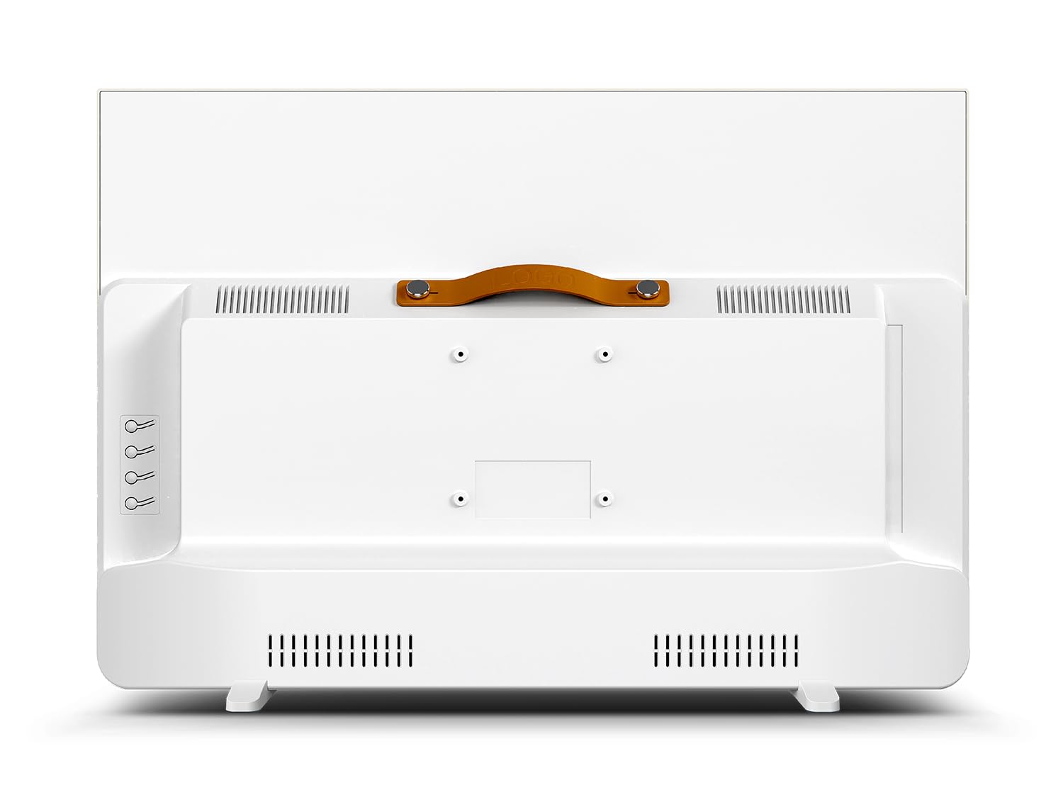 SELFSAT Streaming Display MSD 27 Weiß, 27 Zoll Full-HD Display mit Google TV, Integrierte Soundbar, 12V/24V/230V