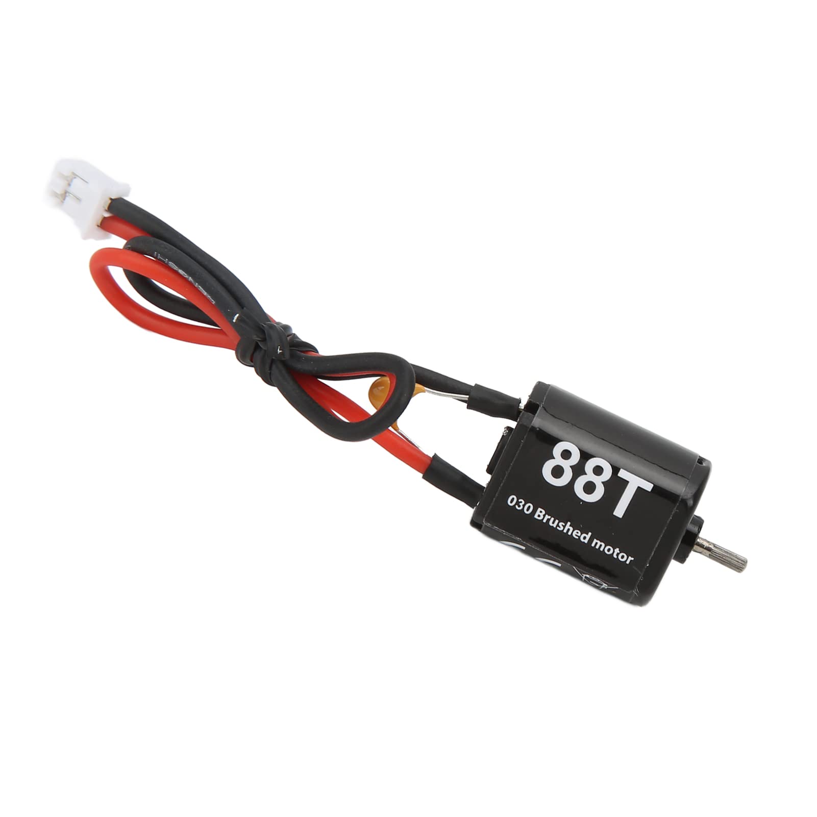 88T Bushed Motor, RC 030 88T Bushed Motor High Low Noise Motor Complete Motors for SCX24 AXI90081 1/24 RC Crawler Electric Motors & Parts