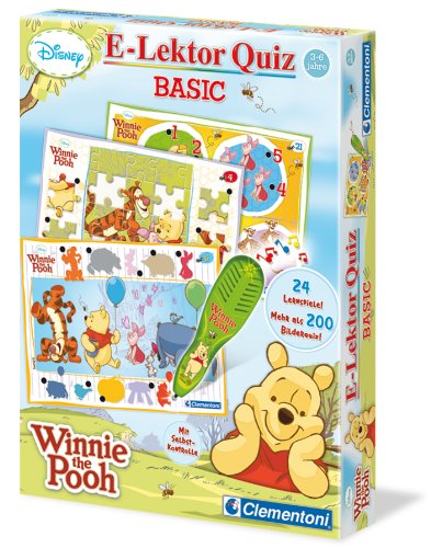 Preisvergleich Produktbild Clementoni 69919.3 - Winnie The Pooh - E-Lektor Quiz Basic
