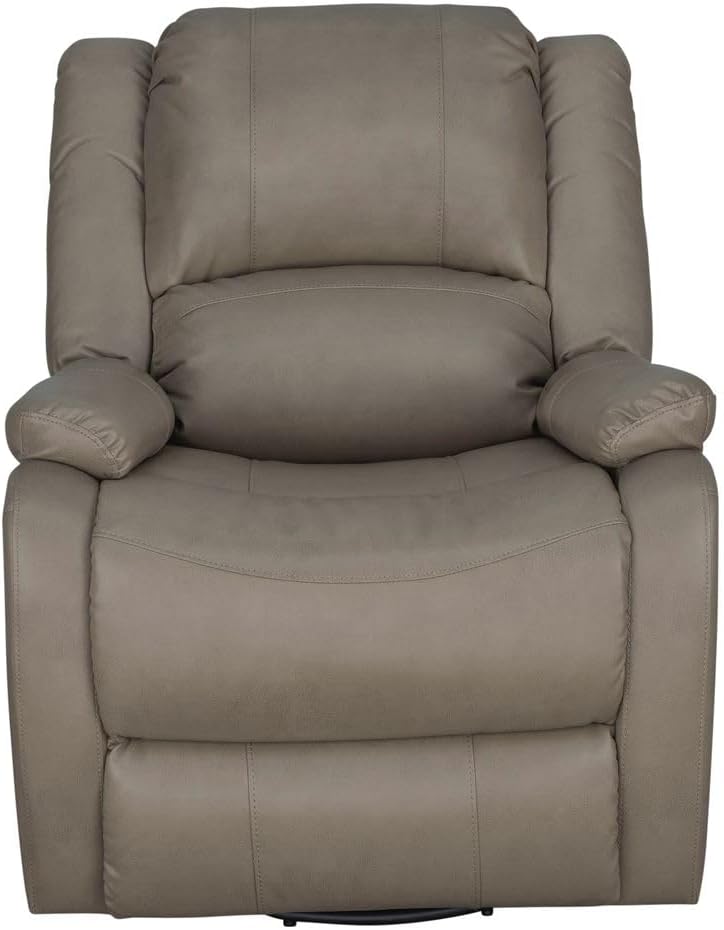 RecPro Charles Collection | 30" Swivel Glider RV Recliner | RV Living Room (Slideout) Chair | RV Furniture | Glider Chair (Putty, 2-Pack)