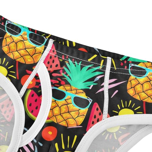 Colorful Pineapple Sunglasses Toddler Boy's Underwear 2T 202c12394
