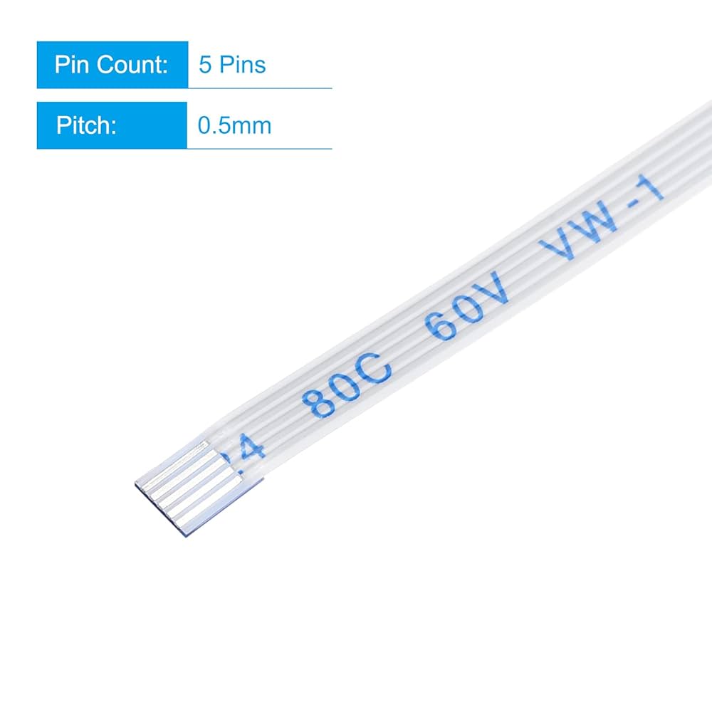 Amazon.co.jp: uxcell フラットフレキシブルケーブルリボン細い