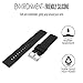 Lamshaw Smartwatch Bands LG Watch Style, New Silicone Sport Band for LG Watch Style Smartwatch (Black)