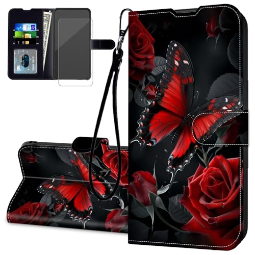 Housse Moto G 5G 2025 antichoc idéale pour vos sorties avec son motif papillon rose