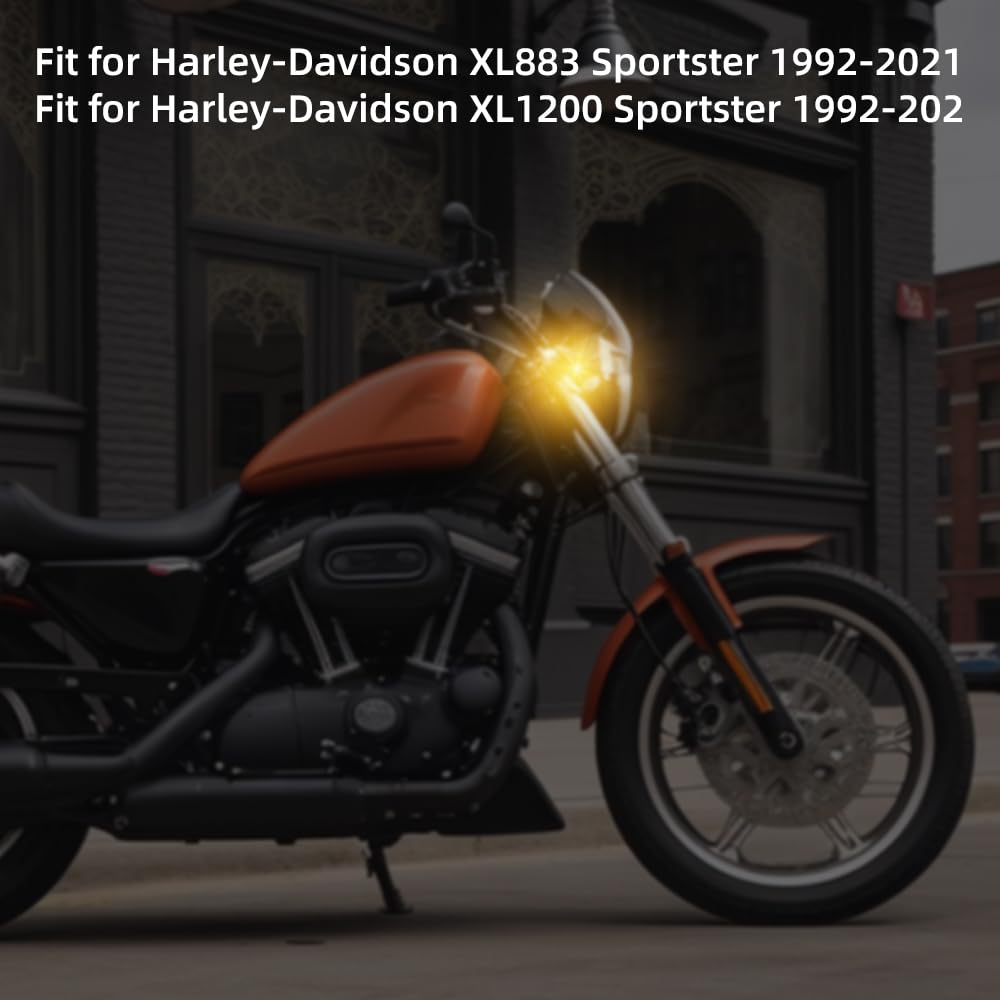 Riloer 1pierre of Motorcycle LED real turn Signals Lights for H - Arley - D - Avison xl883 xl1200 sportster 1992-2021, luz de dirección universal, luz de frenado de servicio