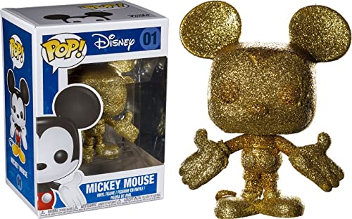 Funko Pop Disney: Gold Diamond Glitter Mickey Mouse Collectible Figure, Multicolor