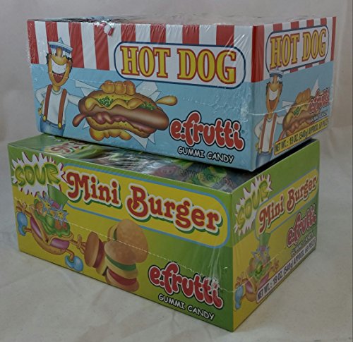 E.frutti Hot Dog & Mini Burger Gummie 120 Pzs miniatura 2