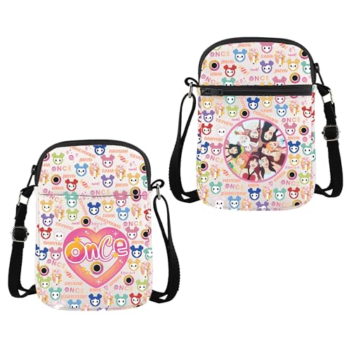 MEIKIUP Korean Group Crossbody Bag Once Fandom Shoulder Bag Korean Idol Fans Gift Concert bag