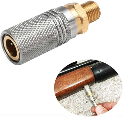 Miniatura 4 de 24inch DN2 PCP Pantiball Air Co2 Adaptador de carga Hp Micropore Manguera con Adaptador de Aire 18BSPP y Adaptador hembra de conexión rápida