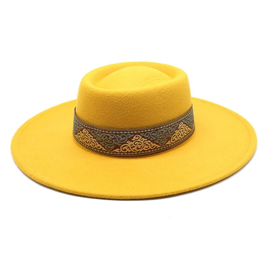 Unisex Cappelli Brim Inverno Fedoras Cappelli Gentlemen Panama Jazz Caps Sombreros De