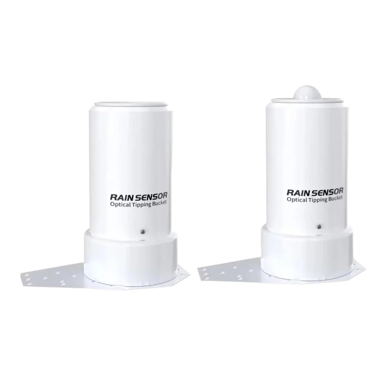mXCDtRptJ 1pcs RS485 Pulse Output Tipping Bucket Illuminance Rainfall Integrated Sensor Optical Rainwater Detector Transmitter Weather Station