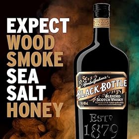 Black Bottle Blended Scotch Whisky, 70cl | Peated Whisky With Notes Of Honey (Pack of 2) – Black Bottle