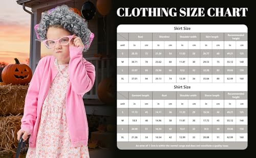 Disfraz de Abuela para Niñas Talla Mediana miniatura 2