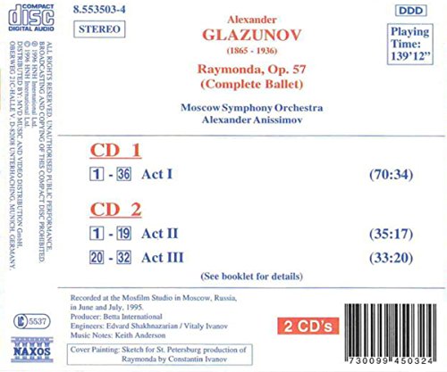 Raymonda (complete Ballet)