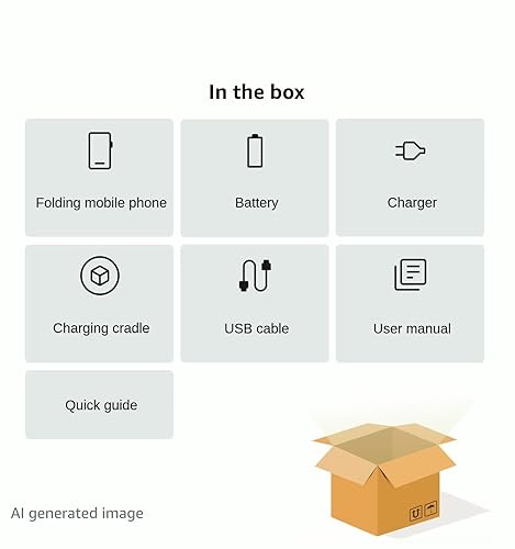 Beafon, Fold10 LTE, Klapphandy, SOS Notruftaste, XL Farbinnendisplay2,2 (5,58cm), XL Farbaußendispaly 1,44 (3,65cm), Fotokontaktanzeige, Kamera, Lichtsignal, Tischladeschale, schwarz-Silber