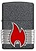 Zippo Red Vintage Wrap Pocket Lighter