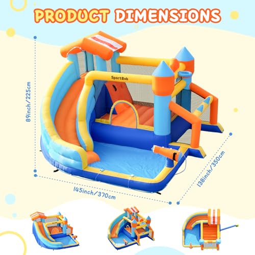 Castillo hinchable de niños para regalo de comunión o cumpleaños 2