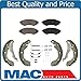 Front Brake Pads Rear Brake Shoes Spring Kit Replacement Part for Chevrolet Aveo & Aveo 5 05-11