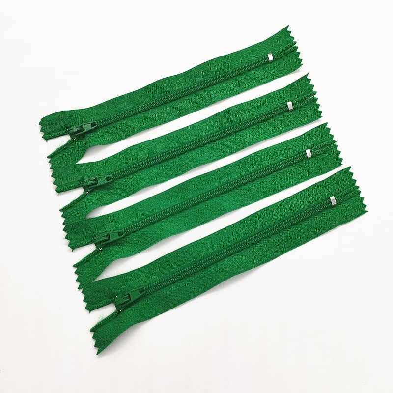 Reißverschlüsse 3# 7. 0cm-100. cm Geschlossener Nylon-Spulen-Reißverschluss Geeignet for Taschen und Kleidung (50/100 stücke) (Color : Grass Green, Größe : 70cm)