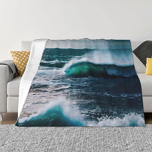 Couverture en flanelle douce mer plaid canapé lit toutes tailles