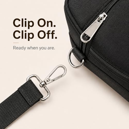 Image of LOVELYWIND Large Insulated Lunch Bag For Women, Black Lunch Box 12L | Large Shoulder Strap Lunch Tote With Insulated Lining; Stylish Look For Work, School, Picnic, And Organized Meals.