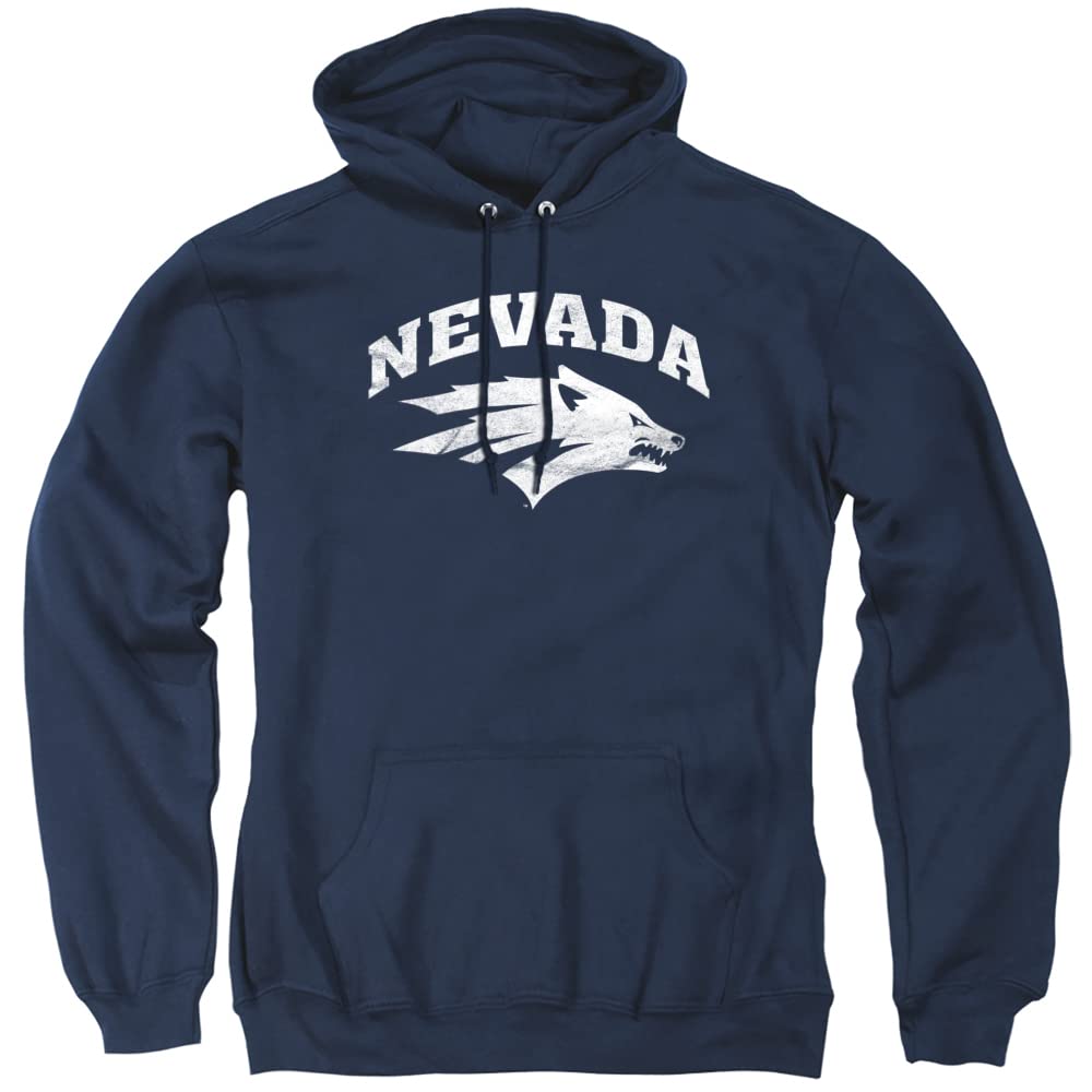 LOGOVISION Official Collegiate Distressed Primary Logo Adult Pullover Hoodie Collection — view 103