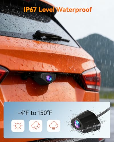Image of WOLFBOX 2.5K HDR IP67 Rear Camera, 21.3ft Threaded 6-Pin, G900 PRO /TriPro | For G900 PRO /TriPro Threaded Version Only, 2.5K HDR Camera, 21.3ft Threaded 6-Pin Cable, IP67