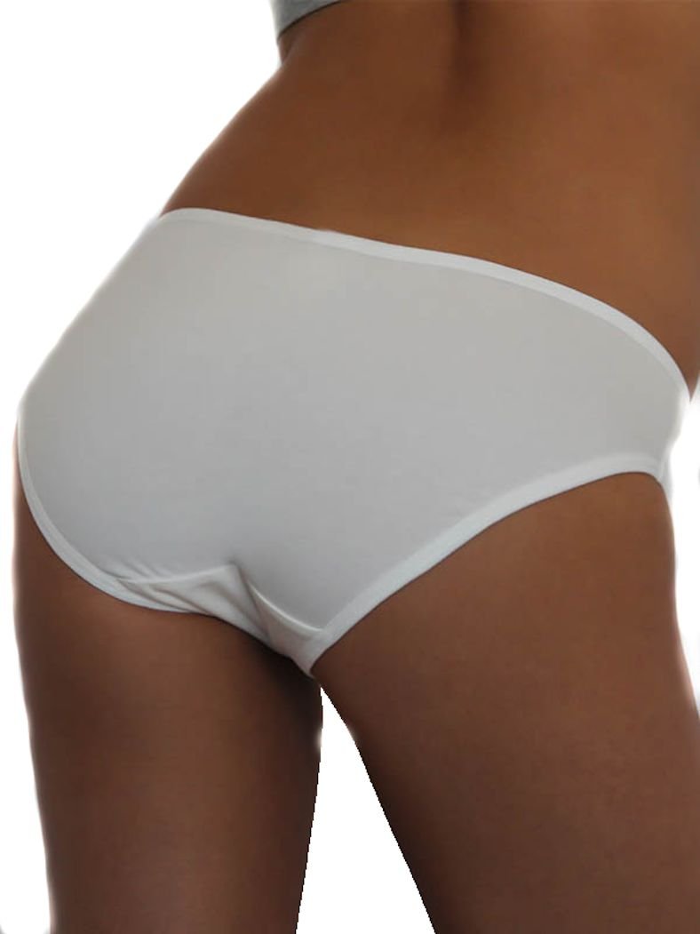 Confezione da 4 slip da donna classici in cotone biologico
