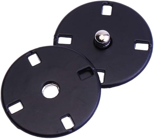 Miniatura 6 de SEWACC Kit de cuero de 20 piezas de botones de cuero a presión para remaches de cuero, cierre de monedero, botones de punto, botones de ropa,