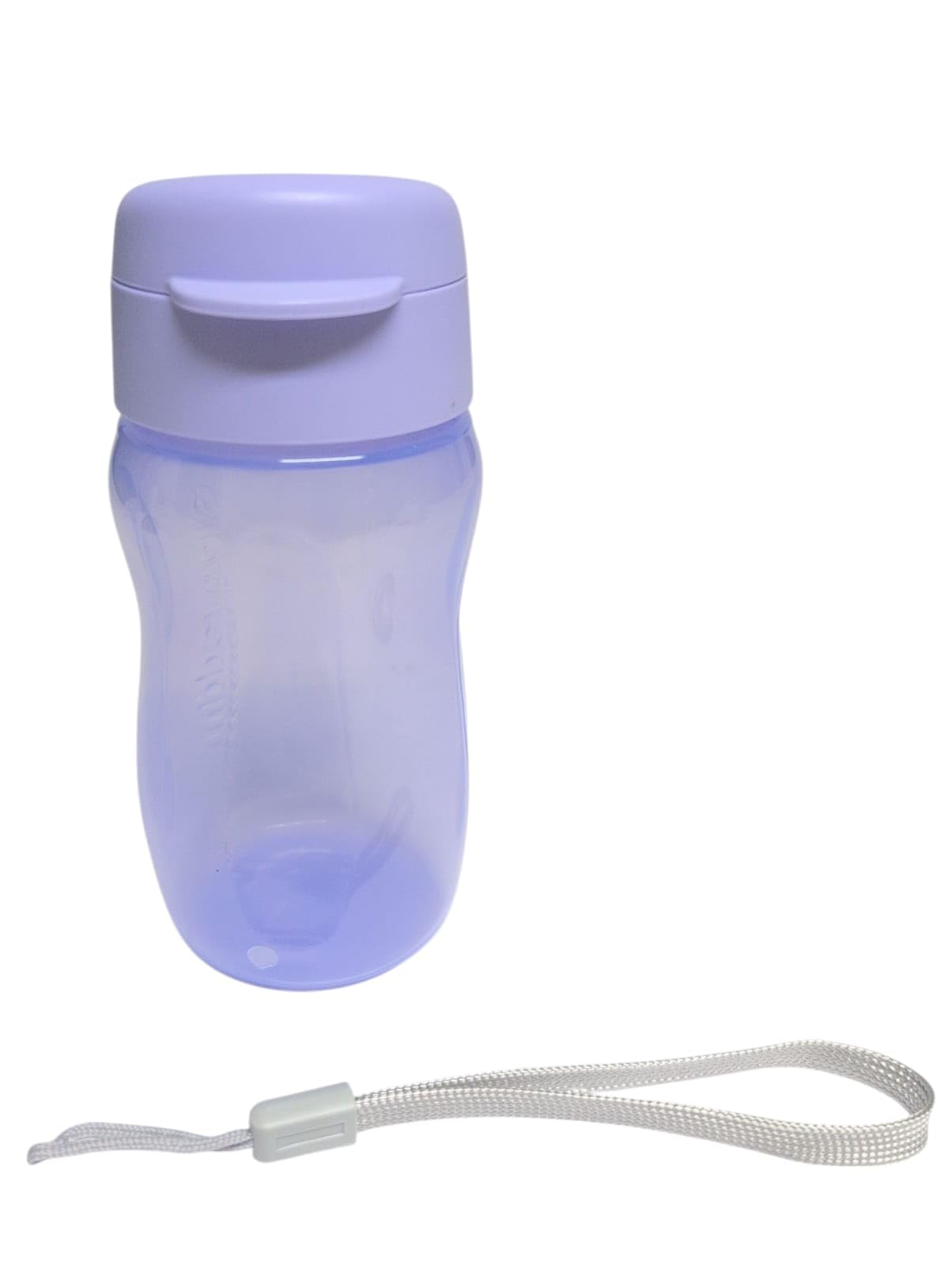 Tupperware to Go Eco Eco Eco Easy Flip Top Botella para niños EcoEasy para bebidas carbonatadas con asa (morado)